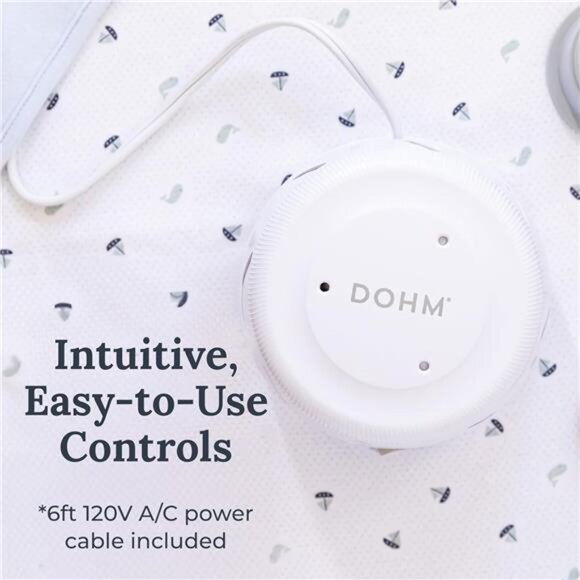 White Noise Sound Machine (White) with Real Fan Inside - Picture 6 of 7